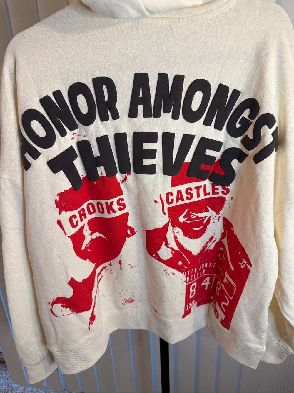 Crooks & Castles Graphic Honor among thieves graphic hoodie w/kangaroo pocket